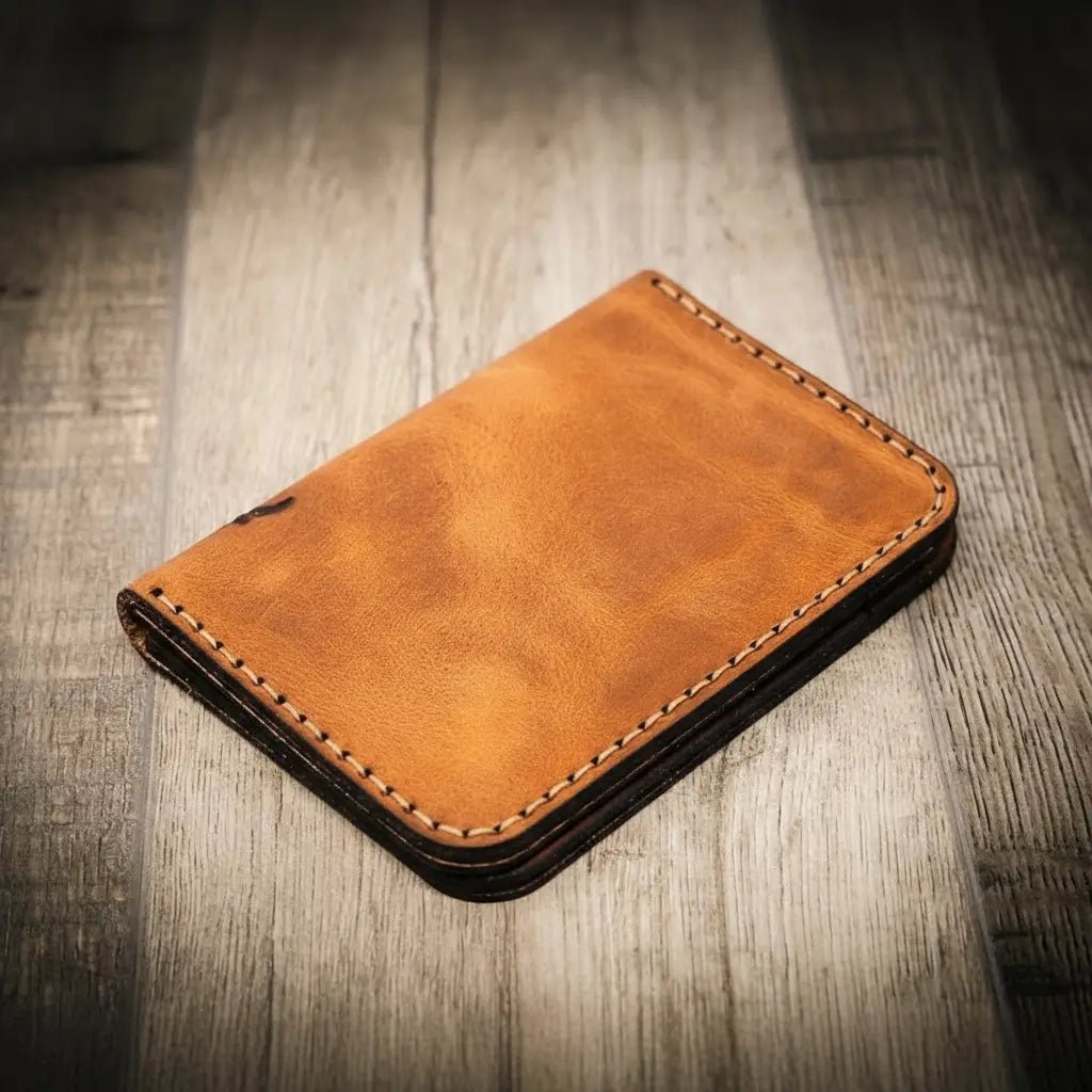 The Tyler Vertical Wallet - Cozy Notes Coffee Co