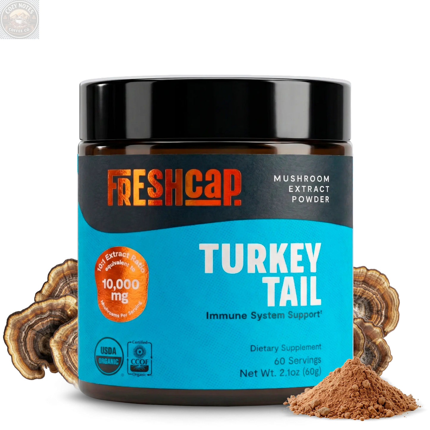 Organic Turkey Tail Mushroom Powder FreshCap Mushrooms