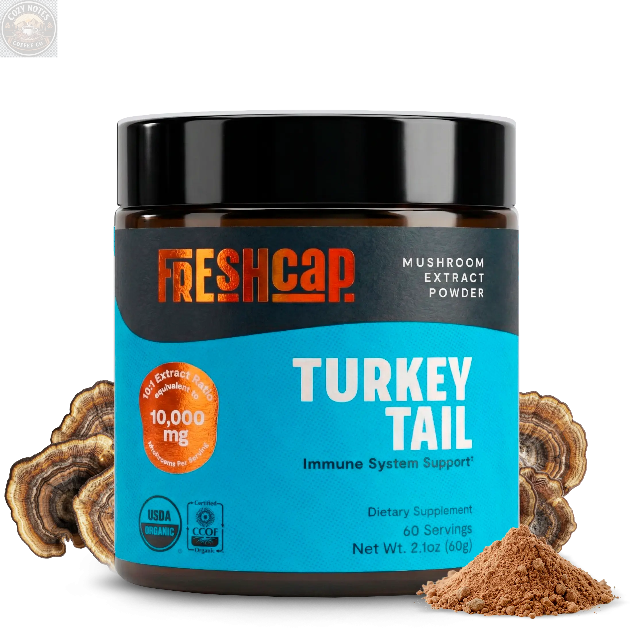 Organic Turkey Tail Mushroom Powder FreshCap Mushrooms