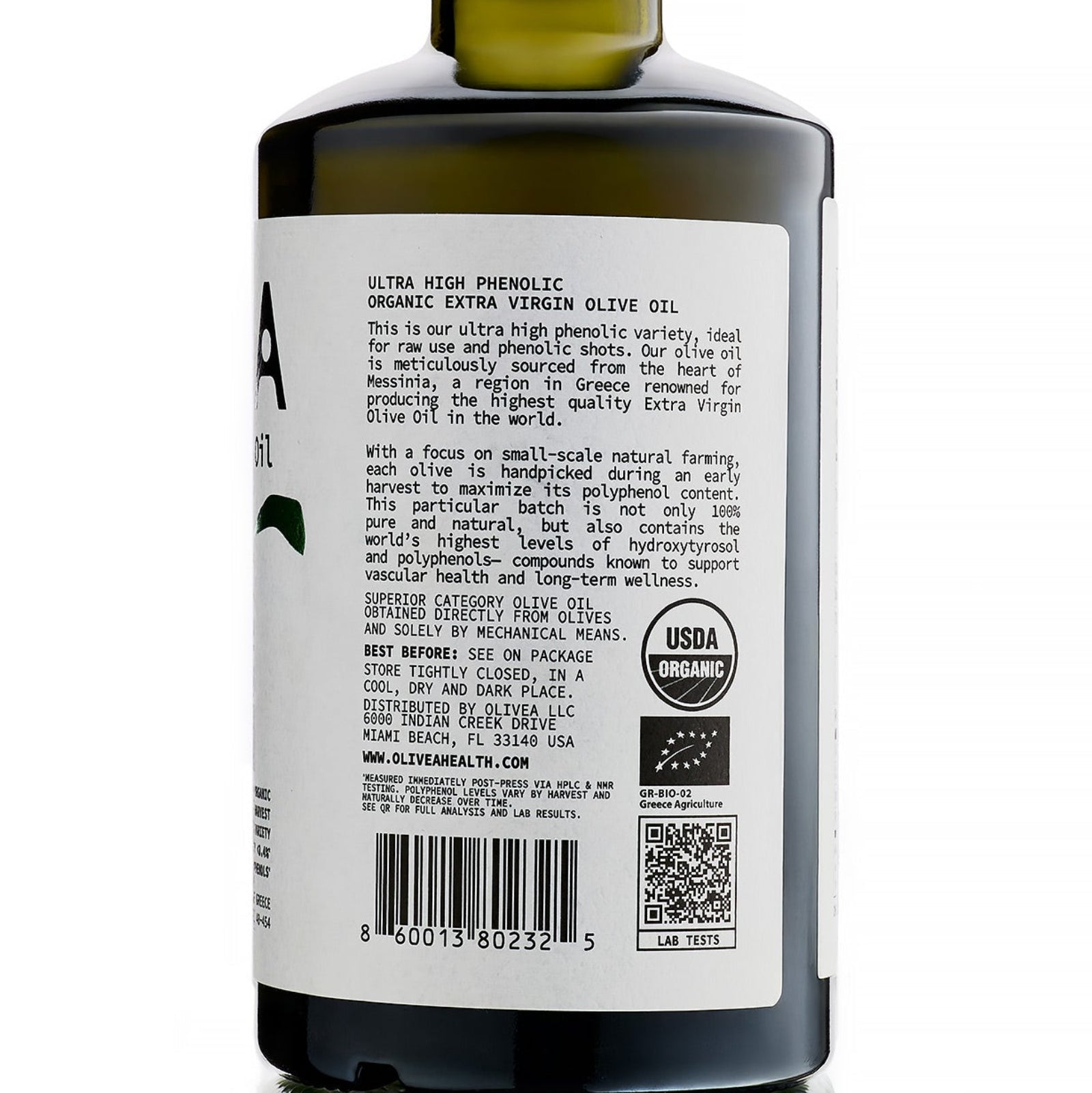 Ultra High Phenolic Extra Virgin Olive Oil — 1,000+ mg/kg Polyphenols - Cozy Notes Coffee Co