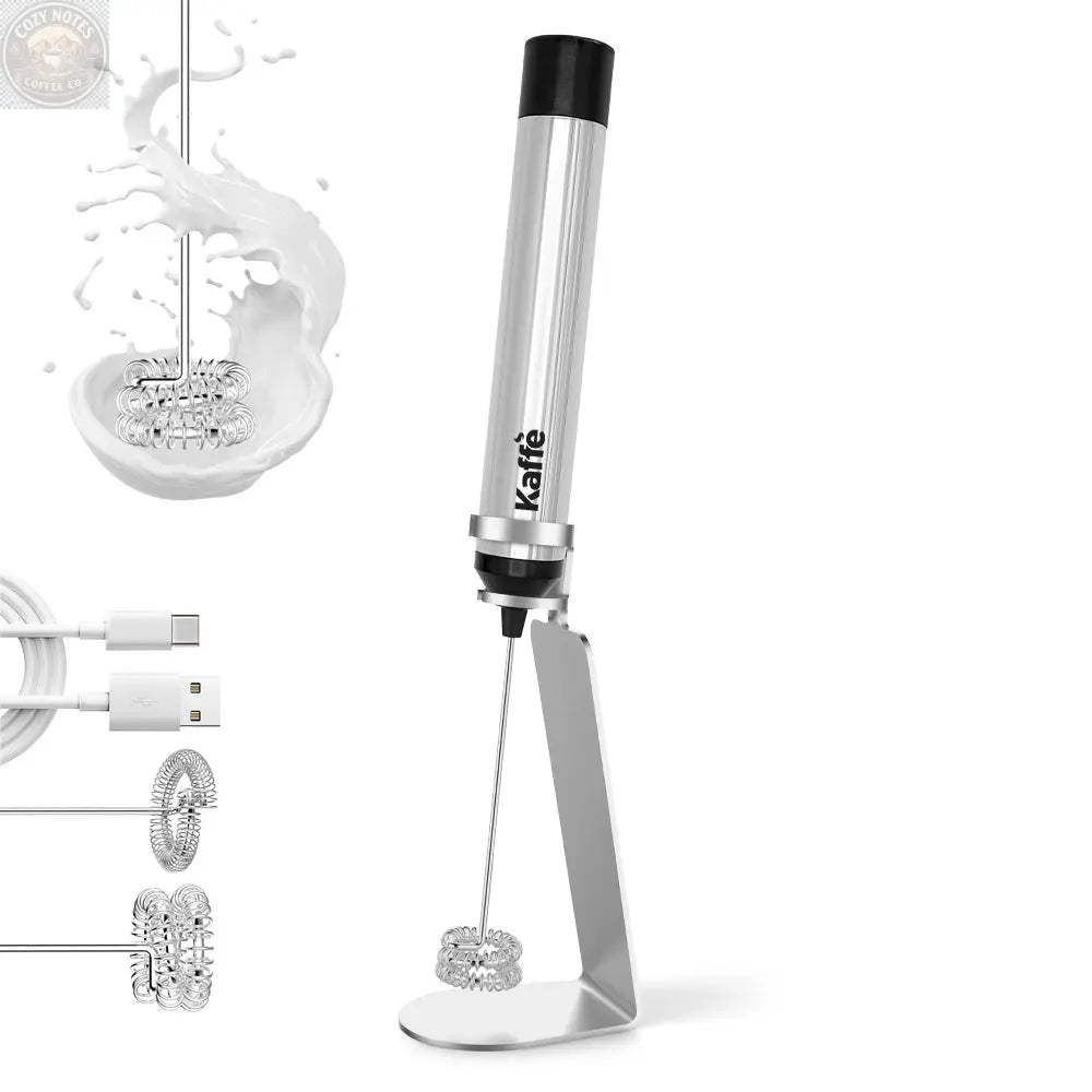Handheld Milk Frother (USB Rechargeable), KF6022 Kaffe Products