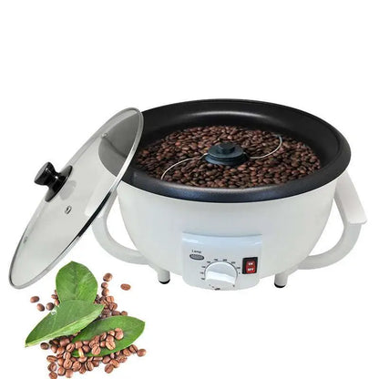 White Electric Coffee Roasting Machine